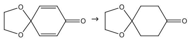 图2 1，4-环己二酮单乙二醇缩酮的合成路线