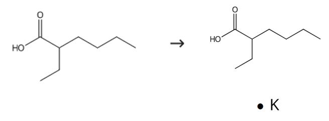  图1 异辛酸钾的合成路线