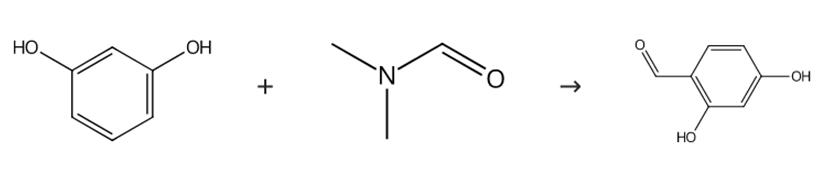 图1 2，4-二羟基苯甲醛的合成路线