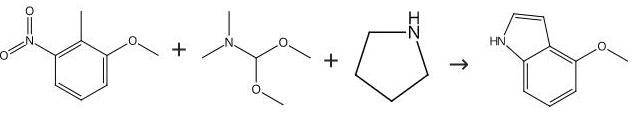 synthesis of 4-Methoxyindole