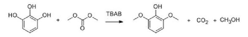 焦性没食子酸与碳酸二甲酯醚化生成2,6-二甲氧基苯酚.jpg