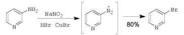 氨基吡啶(盐)重氮化