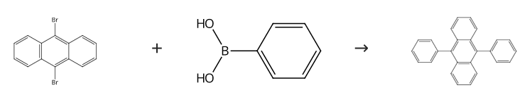 9,10-Diphenylanthracene synthesis