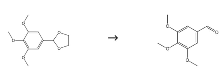 图23，4，5-三甲氧基苯甲醛的合成路线