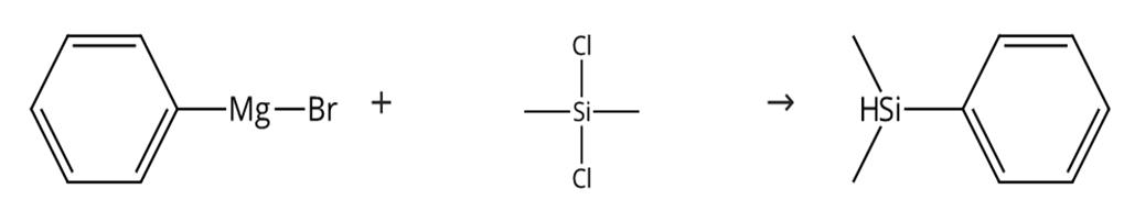 图2二甲基苯烷的合成路线