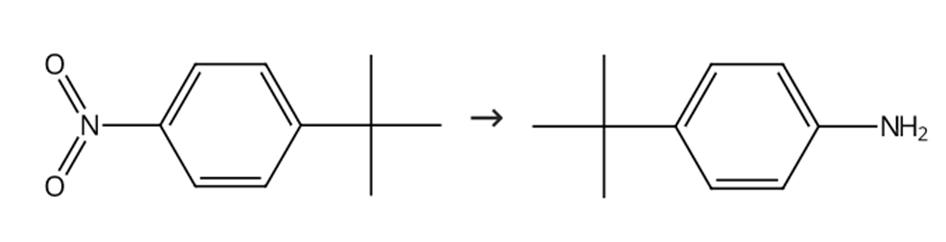 图1 4-叔丁基苯胺的合成路线
