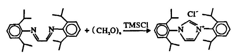 1，3-双（2，6-二异丙基苯基）氯化咪唑翁的制备及应用