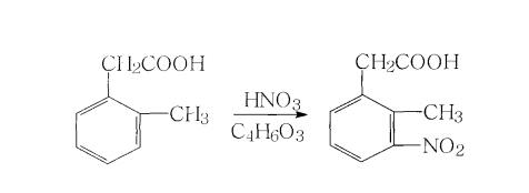2-甲基-3-硝基苯乙酸的合成路线