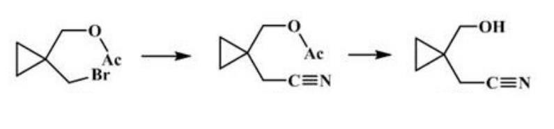 1-羟甲基环丙基乙腈的制备及应用
