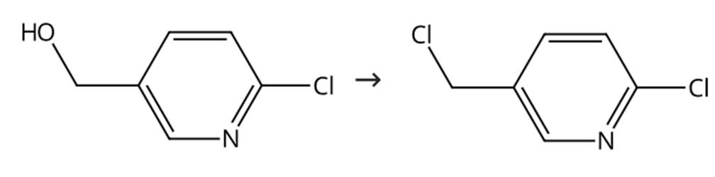 图1 2-氯-5-氯甲基吡啶的合成路线