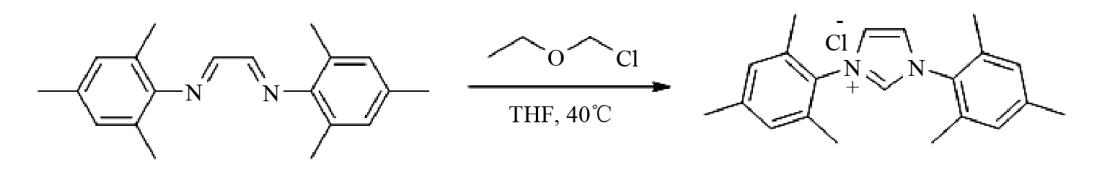 1，3-双（2，4，6-三甲基苯基）氯化咪唑的制备