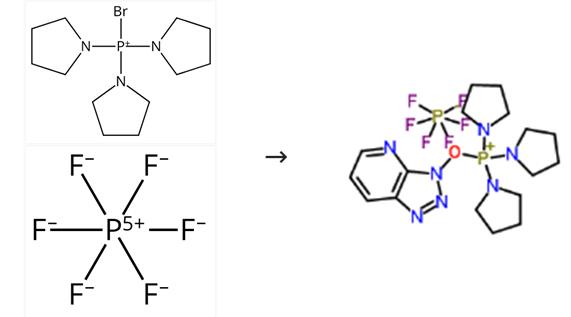 (7-氮杂苯并三唑-1-氧)三吡咯磷六氟磷酸盐的合成路线