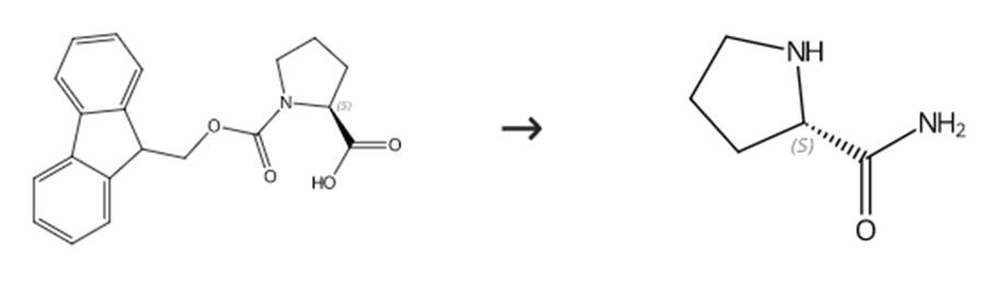 图3 L-脯氨酰胺的合成路线