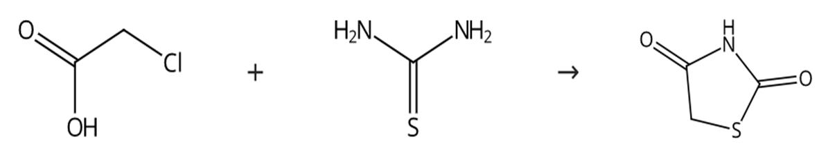 图1 2，4-噻唑烷二酮的合成路线