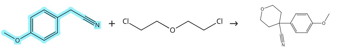 对甲氧基苯乙腈参与的亲核取代反应