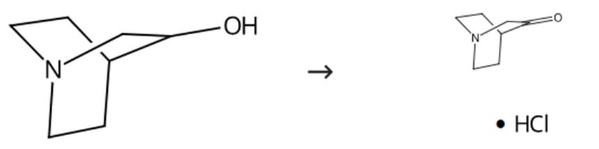 图1 3-奎宁环酮盐酸盐的合成路线