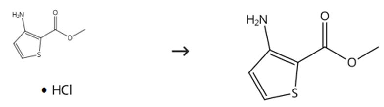 图1 3-氨基-2-噻吩甲酸甲酯的合成路线