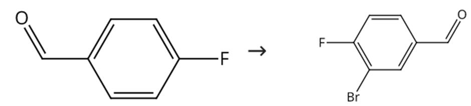 图1 3-溴-4-氟苯甲醛的合成路线