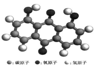 1,8-二羟基蒽醌的分子结构和紫外光谱
