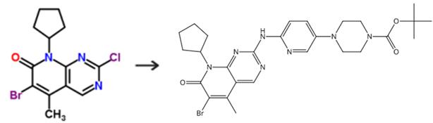 6-溴-2-氯-8-环戊基-5-甲基-吡啶并[2,3-D]嘧啶-7(8H)-酮的理化性质