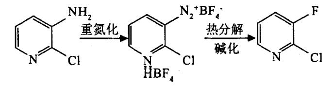 2-氯-3-氟吡啶的一种合成方法