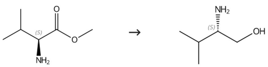 图2 L-缬氨醇的合成路线