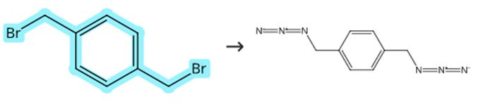 1,4-二(溴甲基)苯参与的取代反应