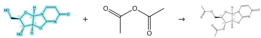 2,2'-脱水尿苷的酰化反应