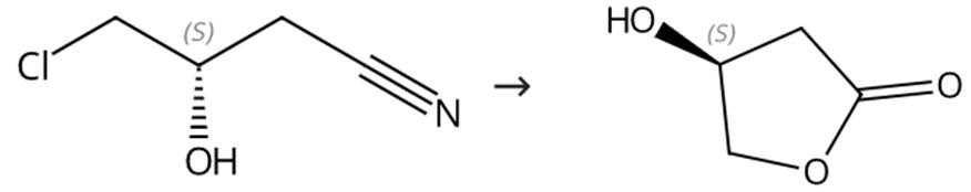 图2 (S)-3-羟基-gamma-丁内酯的合成路线