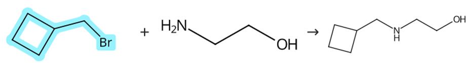 溴甲基环丁烷参与的亲核取代反应