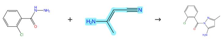 3-氨基巴豆腈的环化缩合反应