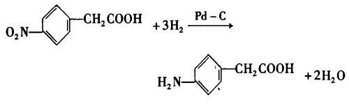 对氨基苯乙酸反应式