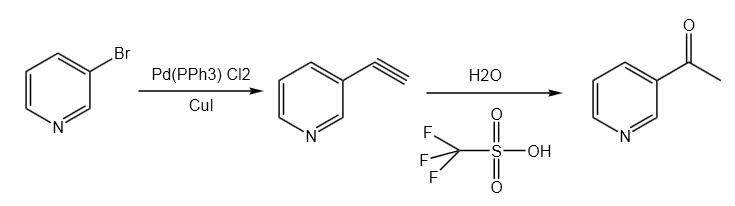 3-乙酰基吡啶反应路线