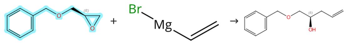 R)-苄氧甲基环氧乙烷的开环官能团化反应