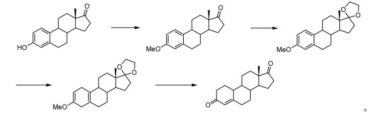 19-去甲-4-雄烯二酮的一种制备方法