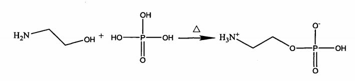 乙醇胺磷酸酯合成路线图