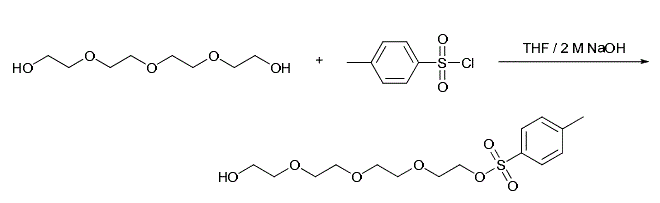 Synthesis of tetraethylene glycol tosylate