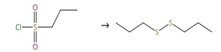 图3二丙基二硫的合成路线