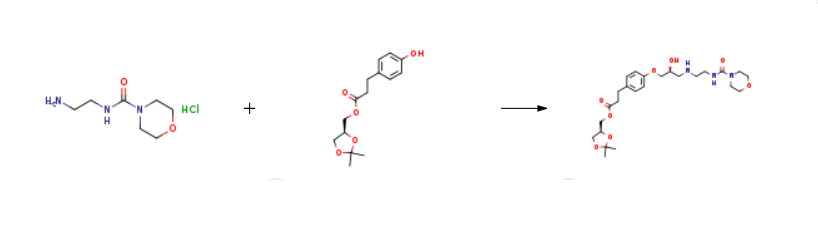 Landiolol synthesis