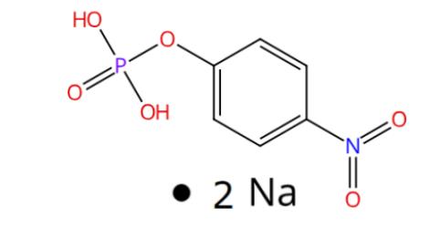 图1 4-硝基苯磷酸二钠的结构