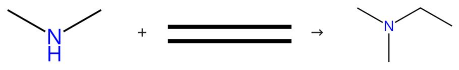 图2 N，N-二甲基乙胺的合成路线