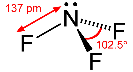 7783-54-2 NF3Nitrogen trifluoridenf3 polarity