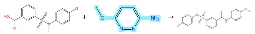 3-氨基-6-甲氧基哒嗪和羧酸的缩合反应