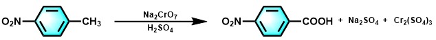 重铬酸钠氧化法合成对硝基苯甲酸