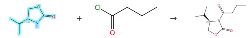 (R)-(+)-4-异丙基-2-恶唑啉酮的酰胺化反应