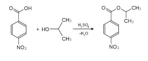 对硝基苯甲酸与异丙醇的化学反应式