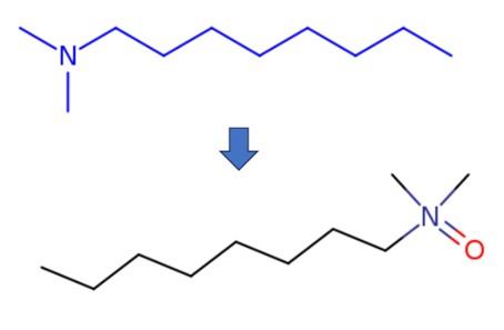 N,N-二甲基正辛胺的氧化反应