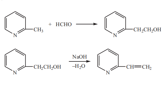 2-Vinylpyridine synthesis