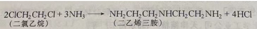 二氯乙烷氨化法制备二乙烯三胺