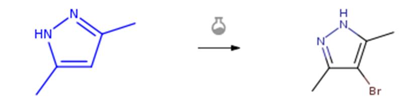 3,5-二甲基吡唑的溴化反应